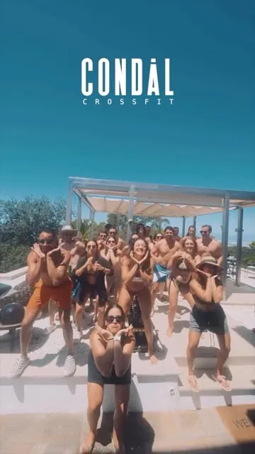 La comunidad en un entreno al aire libre